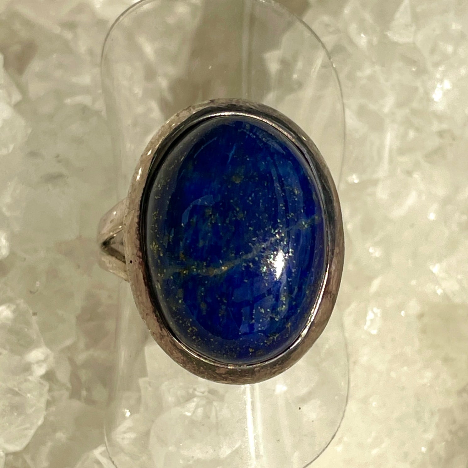 Lapis Lazuli Sterling Silver Ring - Sz6 LL3 Lapis Lazuli Sterling Silver Ring - Sz6 LL3